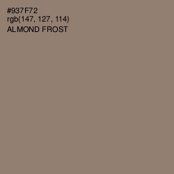 #937F72 - Almond Frost Color Image